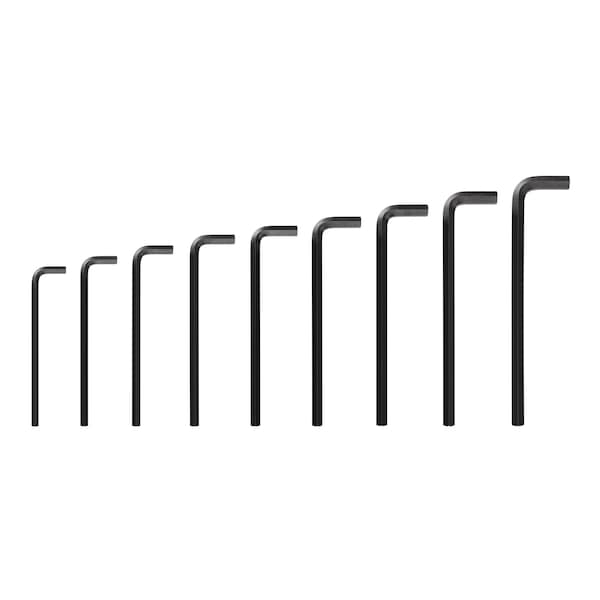 Flat End Hex L-Key Set, 9-Piece (11-19 mm)